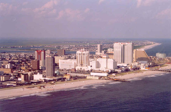 Atlantic City Aerial View