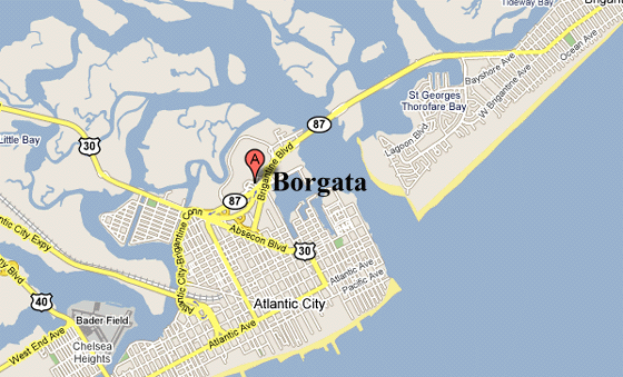 Borgata Map