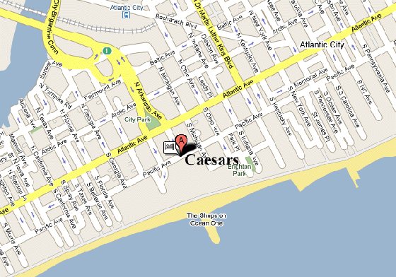 Caesars Map