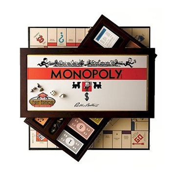 Real Wood Monopoly 