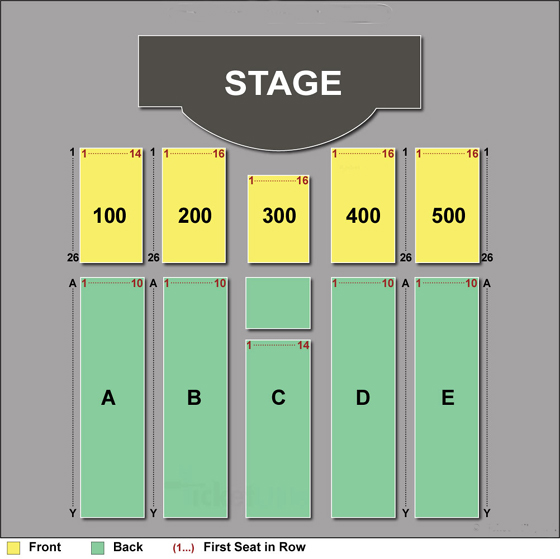 Borgata Event Seating Chart