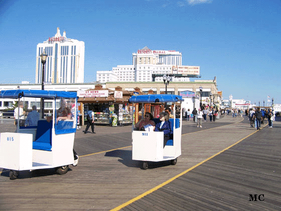 Atlantic City Boardwalk Rolling Chairs 
