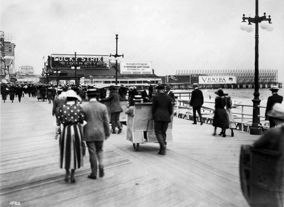 Atlantic City Beach Scene early 1900s 