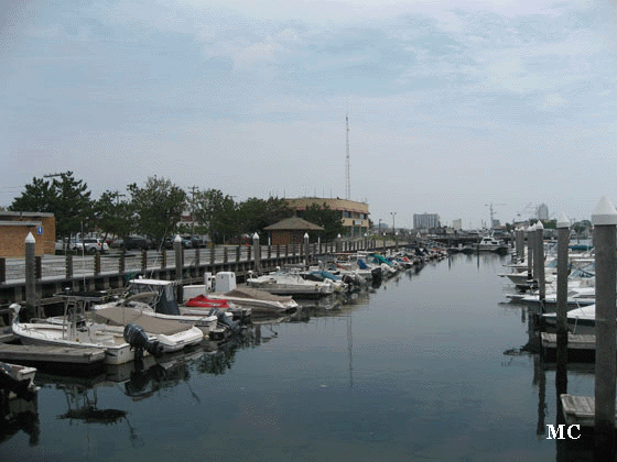 Small boats at the Farley Marina 