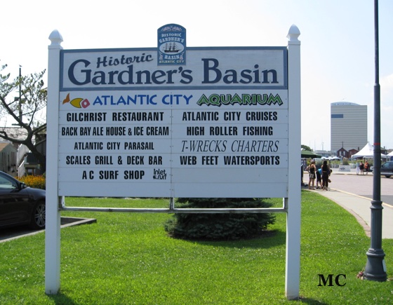 Gardner's Basin Sign