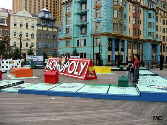 Life Size Monopoly Game Board at bally's