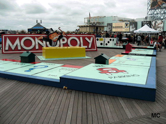 Life Size Monopoly Game Board at bally's