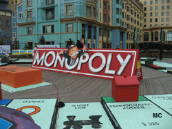 Life Size Monopoy Game Board