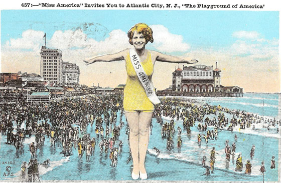 Miss America Postcard 
