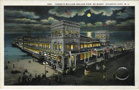 Young's Million Dollar Pier at Night 
