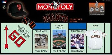 San Francisco Giants Monopoly 