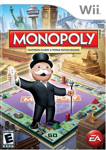  Monopoly Video Game for Nintendo Wii 