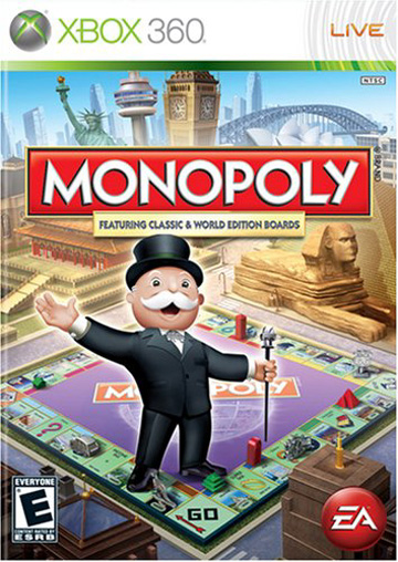  Monopoly Video Game for Xbox360 