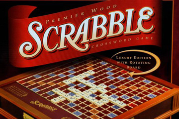 Wood Scrabble Game