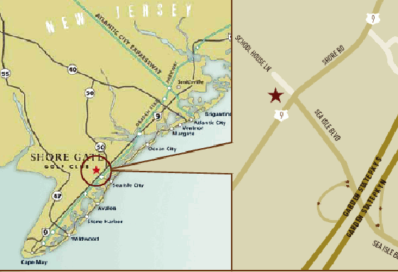  Map - Shore Gate Golf Club