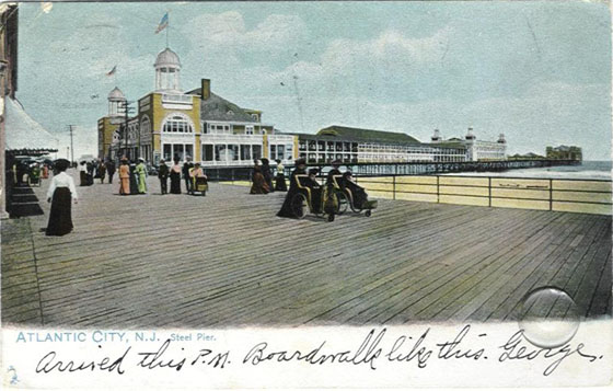 Steel Pier Atlantic City -  1907 