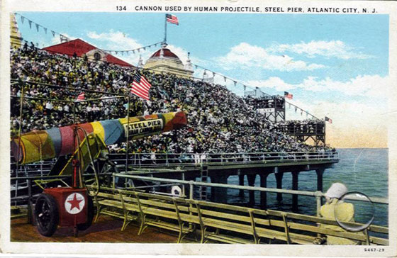 Steel Pier - Human Cannon Ball 