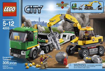 Lego City Excavator Transport 