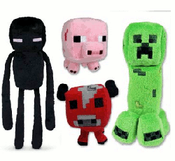 Minecraft Plushie Set  